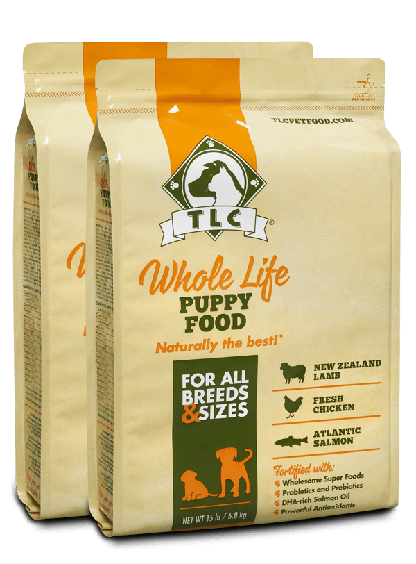 whole life puppy food bag